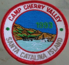 Vintage Scout Camp Cherry Valley, 1993 Sew-On/Iron-On Patch – Gently Used – VGC - £4.74 GBP