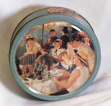 Lithograph Tin Can Storage Box Luncheon of the Boating Party Renoir - £13.22 GBP