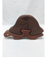 3 Piece Wooden Turtle Children&#39;s Puzzle - €9,68 EUR