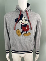 Adult Disney World Embroidered Mickey Mouse Pullover Hoodie Sweatshirt S... - $19.79