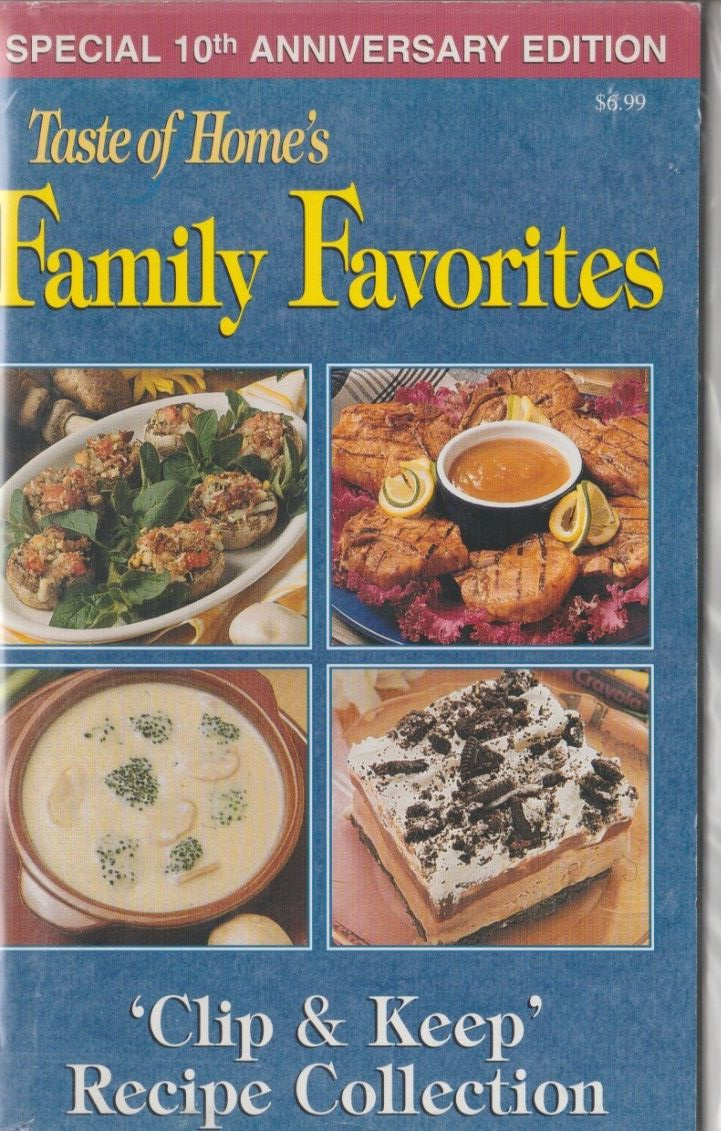 Taste of Home&#39;s Family Favorites Cookbook Booklet - $0.99