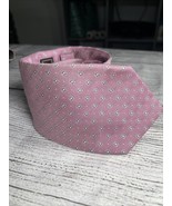 Jos. A. Bank Reserve Tie Mens 100% Silk Necktie Pink Gray Designer EUC - $15.00