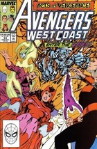 Avengers West Coast #53 - Dec 1989 Marvel Comics, Newsstand Fn+ 6.5 Cvr: $1.00 - £2.77 GBP