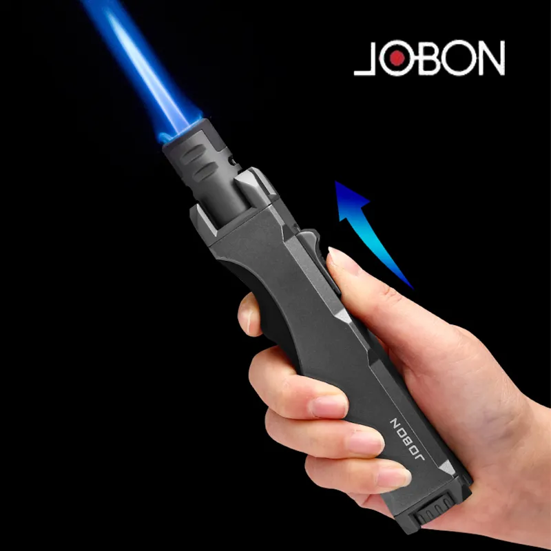 JOBON Outdoor Windproof Turbine Torch Butane Kitchen BBQ Welding Lighter... - £16.98 GBP+