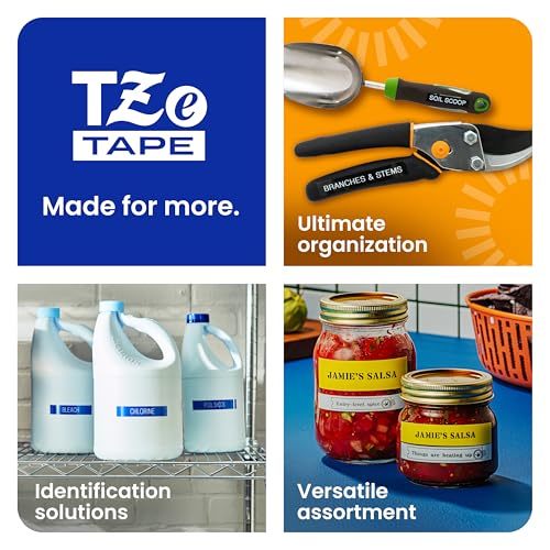 Brother Genuine P-Touch TZe, Black Print on White, Flexible ID Laminated Label T Item image 11
