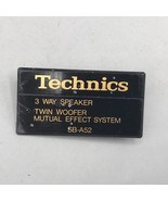 Vintage Technics SB-A52 Altoparlante Targhetta Emblema Distintivo - £34.75 GBP