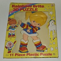 VTG Rainbow Brite 3D Puzzle 11 Piece Plastic Puzzle 1983 Hallmark - £19.74 GBP