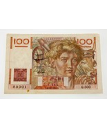 1952 Francia 100 Francos Muy Fina Estado Recoger #128e - $3,578.23 MXN
