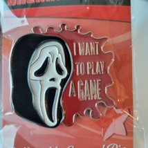 Pin Bazaar Scream Ghost Face Enamel RARE Ghostface Foam Brain Gen Con Ha... - $17.34