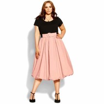 NWT City Chic Paris Days Dress - rose pink Size 18 - $65.15