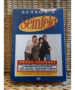 Seinfeld DVD Season 3 Three 4-Disc Set Bonus Features BRAND NEW SEALED - £9.34 GBP