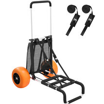 VEVOR Beach Dolly 29.9&quot;x15.4&quot; Deck 12&quot; Solid Wheels 165LBS Adjustable He... - $2,001.56 MXN