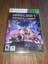 XBOX 360 Minecraft Story Mode Season Pass Disc 2015 Telltale Games NO MANUAL - $9.80