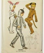 Vintage Butterick # 5104 Childrens Costume Size 12 UNCUT Bunny Space Man... - £11.79 GBP