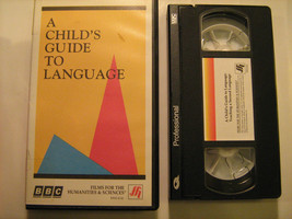 Vhs Tape A Child&#39;s Guide To Language 1993 Bbc [Y30e3] - £28.37 GBP