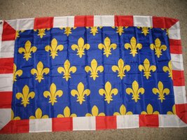 3X5 Touraine Province French France Flag 3&#39;X5&#39; Banner Super Polyester - £10.13 GBP
