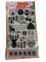 Cardmaking Papercraft Scandi Christmas Stamp Snowflake Embossing Folder ... - $14.15