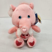 Care Bear Cousins Pink Lotsa Heart Elephant 8&quot; Plush Stuffed Animal 2004 - £7.69 GBP