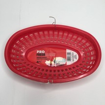 Red BBQ Burger Set of 4 Baskets Liners Deli Plastic Sandwich Patio Picni... - £15.97 GBP