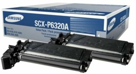 NEW OEM Samsung SCX-P6320A 2-Pack BLACK Laser Toner Cartridge for SCX-62... - £18.38 GBP