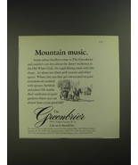 1974 The Greenbrier Resort Ad - Mountain music - £14.55 GBP