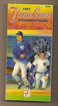 1987 New York Yankees Media Guide MLB Baseball - £18.76 GBP