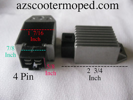 Chinese Scooter Voltage Regulator Rectifier 4-Prong GY6 50-150cc ATV - $14.85