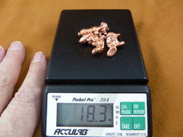 (R600-1-4) solid 18.3 grams Copper KEWEENAW element metal Michigan sculpture - £10.40 GBP