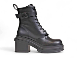 Armani Exchange Women Boots - 10 US EU 40 Black Fashion Designer Trendy New - $4,739.25 MXN