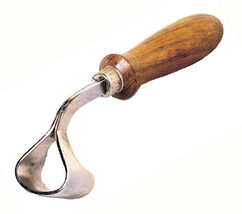 Horse Farrier Knife Tool Swiss Hoof Oval Loop  Sharp Edge Steel Blade 98474 - €8,43 EUR