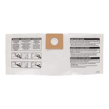 Shop-Vac 9066900 Disposable Filter Bags, Fits 3 Gallon Tanks, Ideal for ... - $20.95