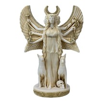 Hecate Triple Goddess of Magic Night Moon Greek Sculpture Statue Patina ... - $65.45