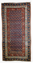 Hand made antique Caucasian Gendje rug 2.9&#39; x 5.8&#39; ( 88cm x 177cm ) 1880s 1B475 - £2,102.68 GBP