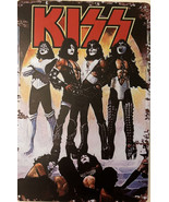 KISS - Destroyer - Paul, Gene, Ace, Peter - Metal Sign 12/8 - £15.63 GBP