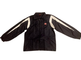 Sports Illustrated Jacket Mens XL Vintage Light-Weight Navy/White Windbr... - $9.95