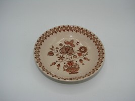 Vintage Johnson Brothers Jamestown Brown Old Granite Coupe Cereal Bowl 6 1/2 in - $10.88