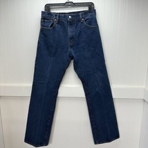 Levis 517 Jeans Mens 32x31.5 Blue Bootcut Denim Dark 100% Cotton Cowboy Tag34x32 - £20.08 GBP