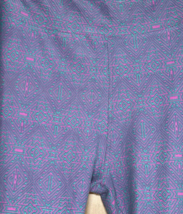 Lularoe Tall &amp; Curvy Leggings Aztec Pattern Purple Pink Turquoise - $170.30 MXN