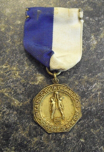 Vintage 1952 Catholic Youth Organization Basketball Award Pin w Ribbon - £25.66 GBP