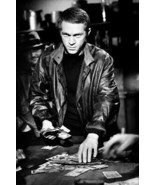 STEVE MCQUEEN PLAYING POKER 24X36 POSTER PRINT - $32.99