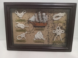Heritage Mint Nautical Mayflower Ship with Assorted Rope Knots Framed Display - £19.95 GBP