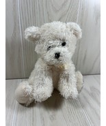 Russ Berrie Shining Stars 2006 small 9&quot; cream white teddy bear plush bea... - $179.23 MXN
