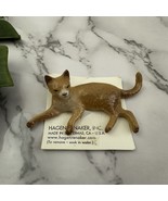 Hagen Renaker Orange Cat Mini Figurine Animal Laying Down Retired Kitten - $713.63 MXN
