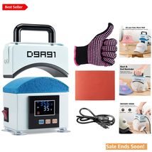 Compact Aluminum Mini Hat Press - 300W with Timed Digital Control for Cr... - $118.75