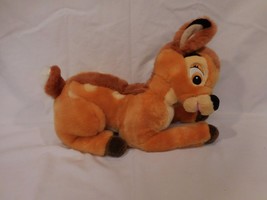Disney Store 13&quot; Bambi Plush Stuffed Animal Authentic Genuine Original Disney  - £11.69 GBP