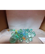 Glass Cat&#39;s Eye Marbles Misc. Color Package (1 Shooter &amp; 40 marbles).. - €25,51 EUR