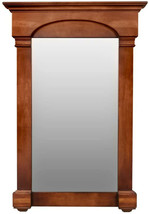 NEW Ronbow MVE2439-F11 Verona 27x39 Mirror with Solid Wood Frame Colonial Cherry - £206.66 GBP