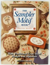 Sampler Motif Book Brenda Keyes 50 Cross Stitch Projects Needlepoint Patterns  - £6.26 GBP