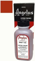 Army Tan Lustre Cream Cleaner Polish Restore Leather Military Shoes Boot Angelus - £19.48 GBP