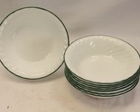 Corelle Holiday Magic Xmas Soup Cereal Bowls 7.125&quot; Set of 8 - £51.85 GBP